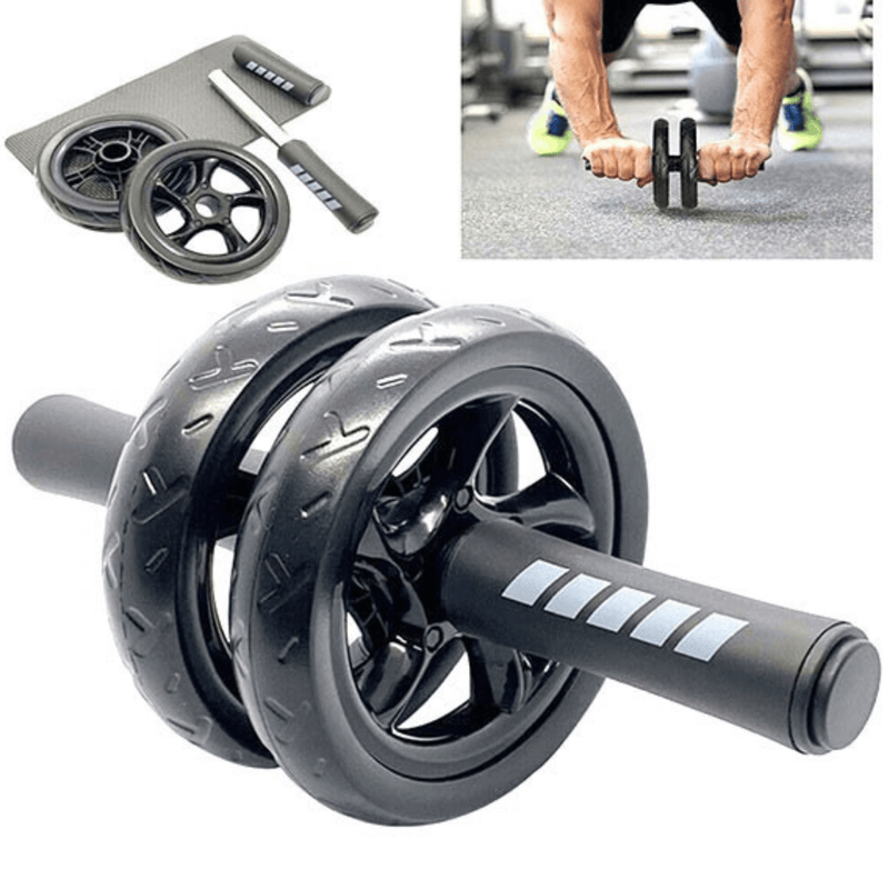 Load image into Gallery viewer, JupiterGear Ab Roller Wheel with Kneeling Pad for Abdominal and Core Strength Training for Men and Women

