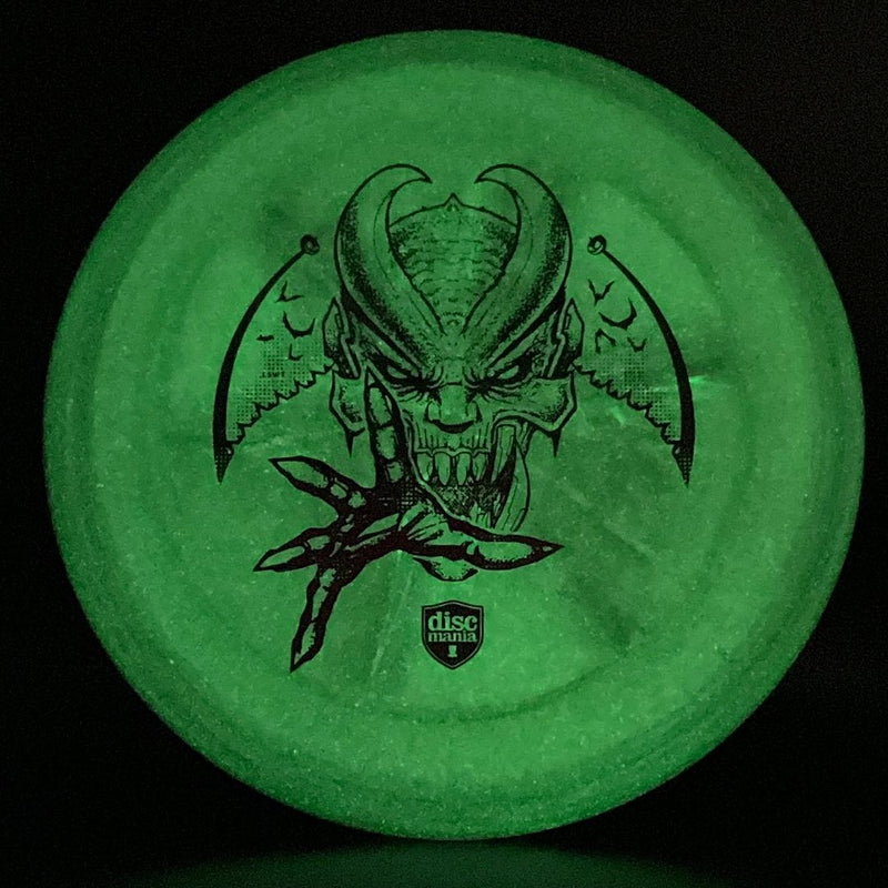 Load image into Gallery viewer, Glow D-Line P2 *Les White Stash* - "Zombie Gremlin" with Hand Painted Back Art!

