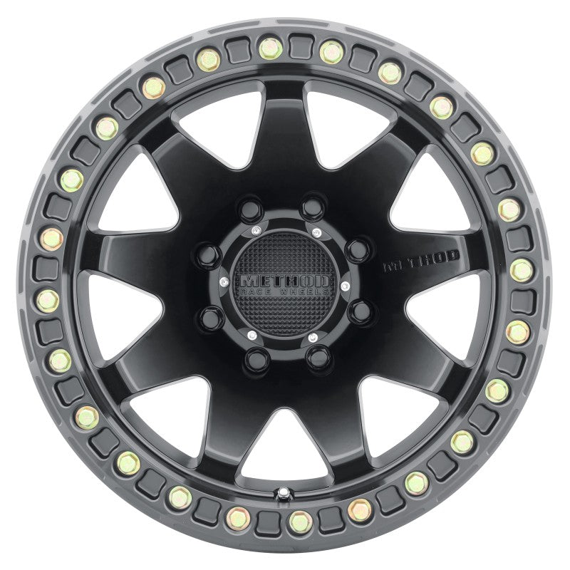 Load image into Gallery viewer, Method MR108 17x9 -44mm Offset 8x6.5 130.81mm CB Matte Black w/BH-H24125-38 Wheel
