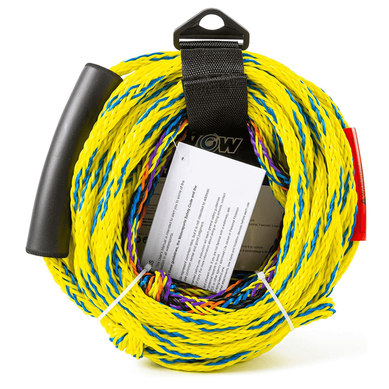 Load image into Gallery viewer, WOW Watersports 60ft 2-Rider 2K Tow Rope with 2 Sections
