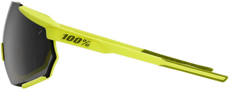 Load image into Gallery viewer, 100% Racetrap Sunglasses - Yellow - Black Mirror Lens 61037-004-61
