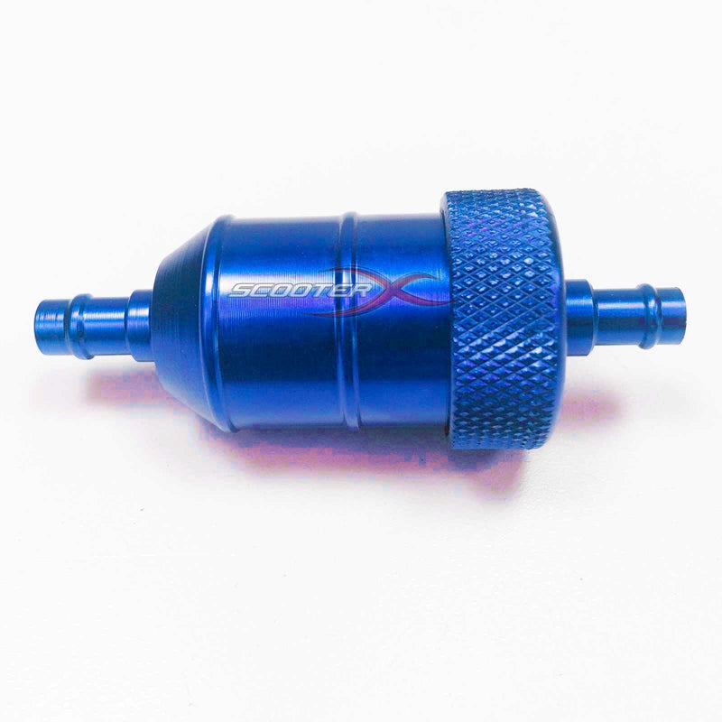 Load image into Gallery viewer, Aluminum Inline Fuel Filter 1/4" Flanges
