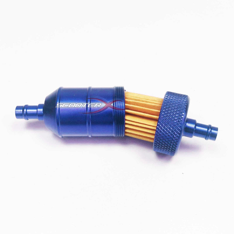 Load image into Gallery viewer, Aluminum Inline Fuel Filter 1/4" Flanges
