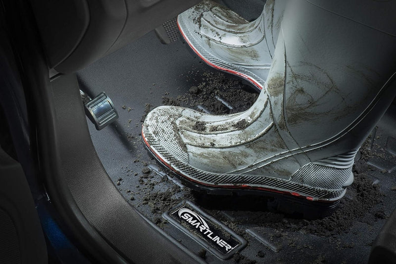 Load image into Gallery viewer, SMARTLINER 1st Row Floor Liners Compatible with 2014-2021 Transit Connect with Carpet Flooring (Short and Long Wheelbase)
