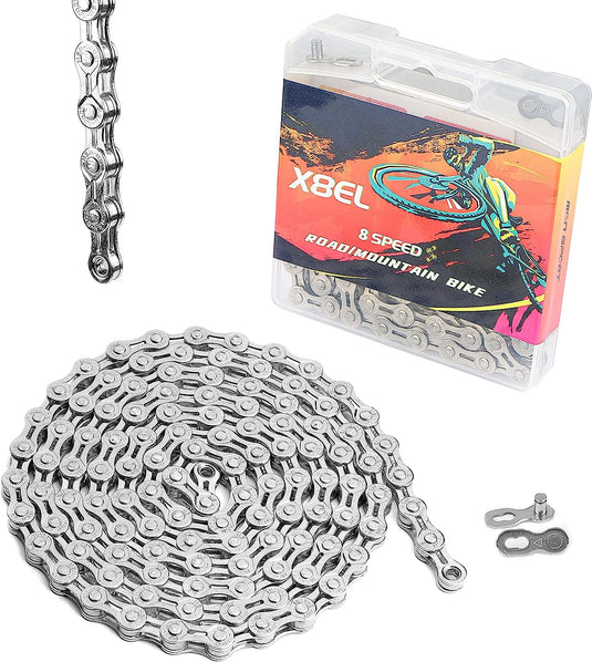 Hycline Bike Chain 6/7/8-Speed 1/2x3/32 Inch (116 Links)