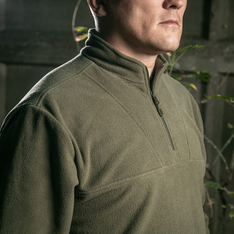 Load image into Gallery viewer, M-Tac Delta Fleece Jacket - Tactical Underwear Top Sweater 1/4 Zip
