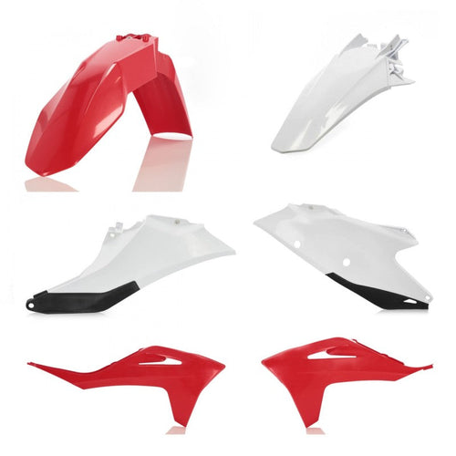 Acerbis 21-23 GasGas MC125/250F/450F/ EX300/250F/350F/450F Plastic Kit - Red/White 2872781005