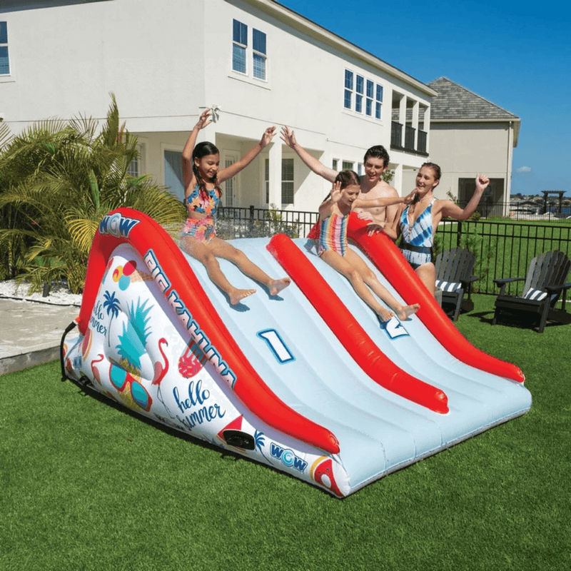 Load image into Gallery viewer, WOW Watersports Big Kahuna 2-Lane Pool or Ground Slide
