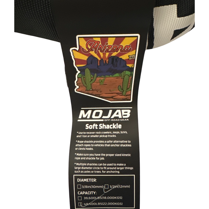 Load image into Gallery viewer, Soft Shackle 1/2&#39;&#39; x 22&#39;&#39; with sleeve and bag (Set of 2 Shackles) (Lifetime Warranty)
