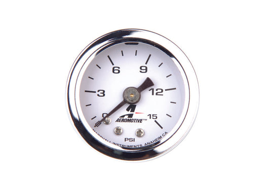 Aeromotive 0-15 psi Fuel Pressure Gauge