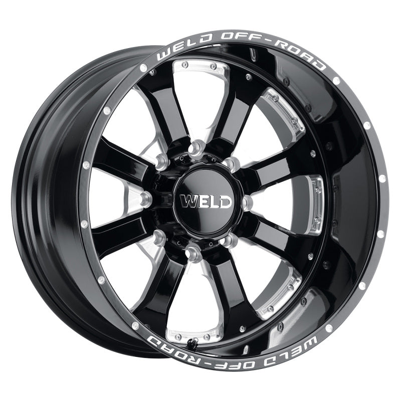 Load image into Gallery viewer, Weld Off-Road W125 20X9 Granada Six 6X139.7 ET20 BS5.75 Gloss Black MIL 106.1
