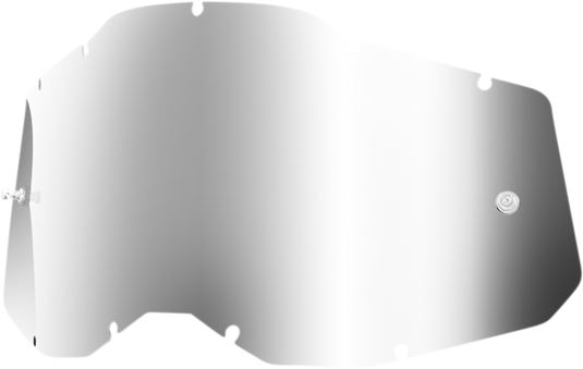 100% Accuri 2/Racecraft 2/Strata 2 Lens - Silver Mirror 59078-00001