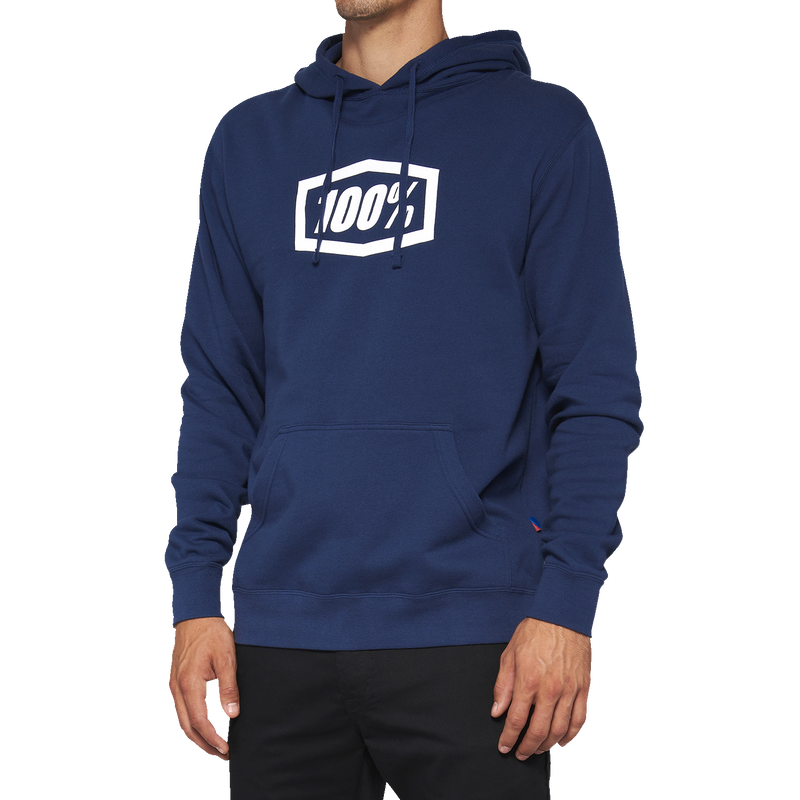 Load image into Gallery viewer, 100% Icon Pullover Hoodie - Navy - 2XL 20029-00029
