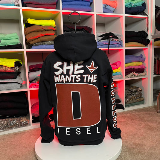 She Wants the Diesel Hoodie