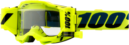 100% Accuri 2 Forecast Goggles - Fluo Yellow - Clear 50017-00002