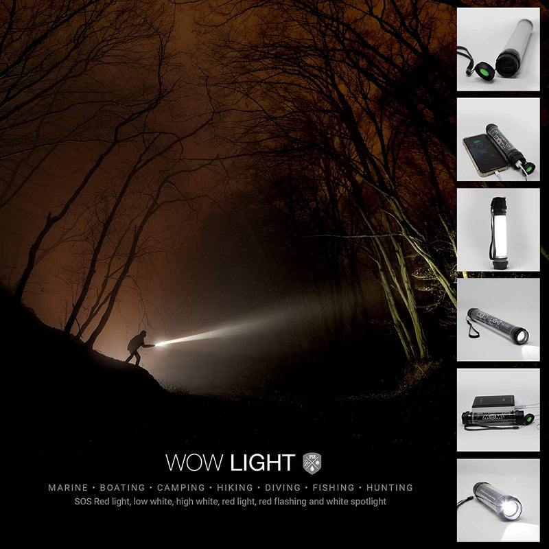 Load image into Gallery viewer, Wow Sports Waterproof Lantern &amp; Flashlight (19-5180/5190)
