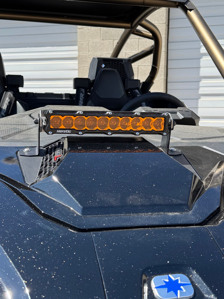 Load image into Gallery viewer, Polaris Pro R 10" Hood Mount LED Light Bar Kit (2024-2025)
