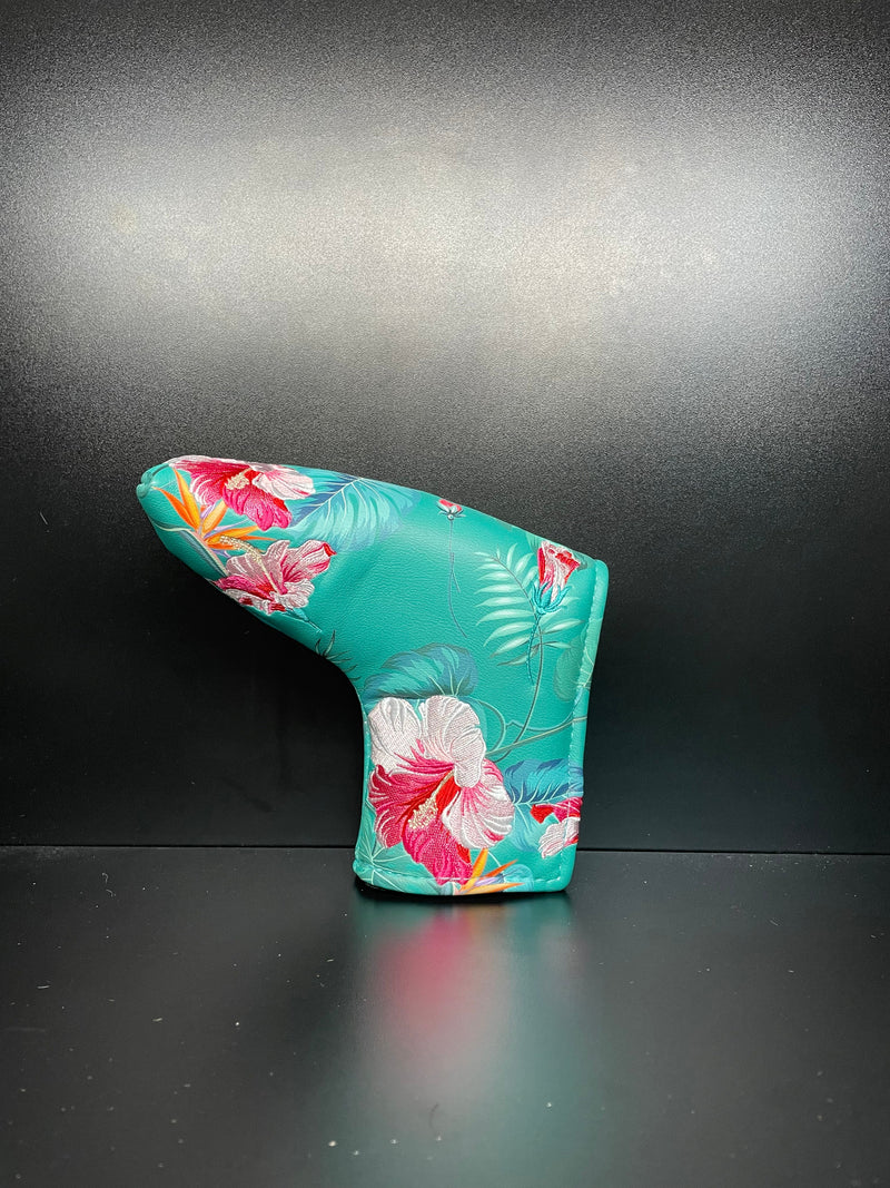 Load image into Gallery viewer, Hibiscus Bird of Paradise Headcover
