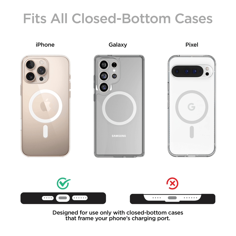 Load image into Gallery viewer, HyperGear TECHcessories Silver Chain with Black Vegan Leather Universal Crossbody Phone Strap
