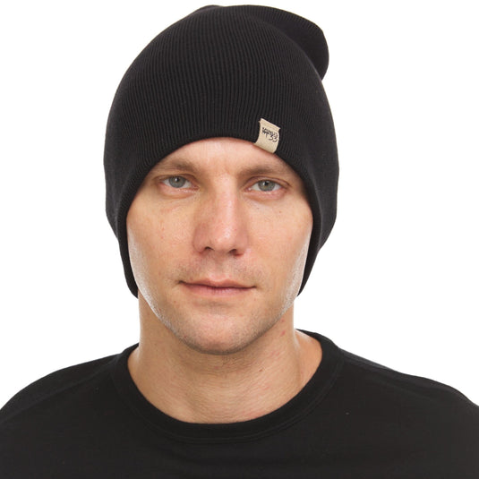 100% Merino Wool Knit Beanie - Heavyweight