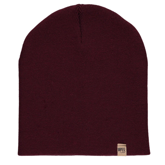 100% Merino Wool Knit Beanie - Heavyweight