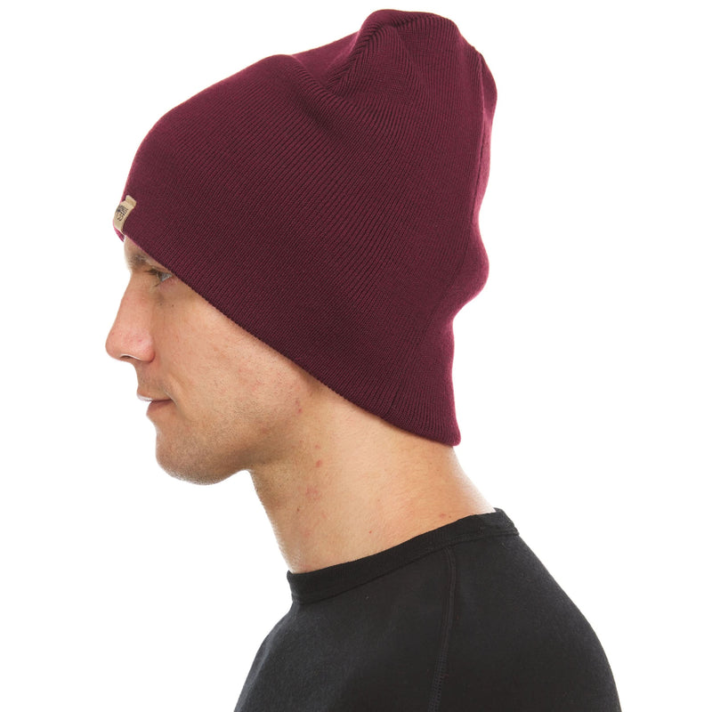 Load image into Gallery viewer, 100% Merino Wool Knit Beanie - Heavyweight
