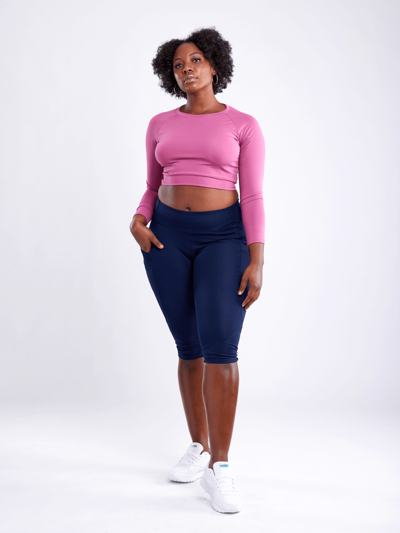 Load image into Gallery viewer, JupiterGear Long-Sleeve Crop Top
