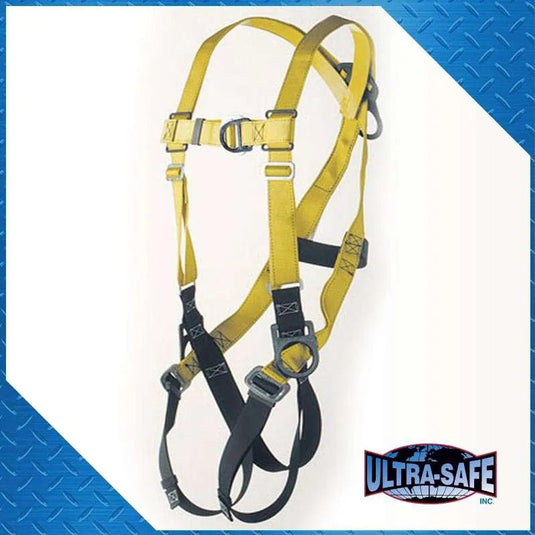 Climbing Type Full Body Harness w/ D-Ring on Back, Front, & Hips | 96305/6F