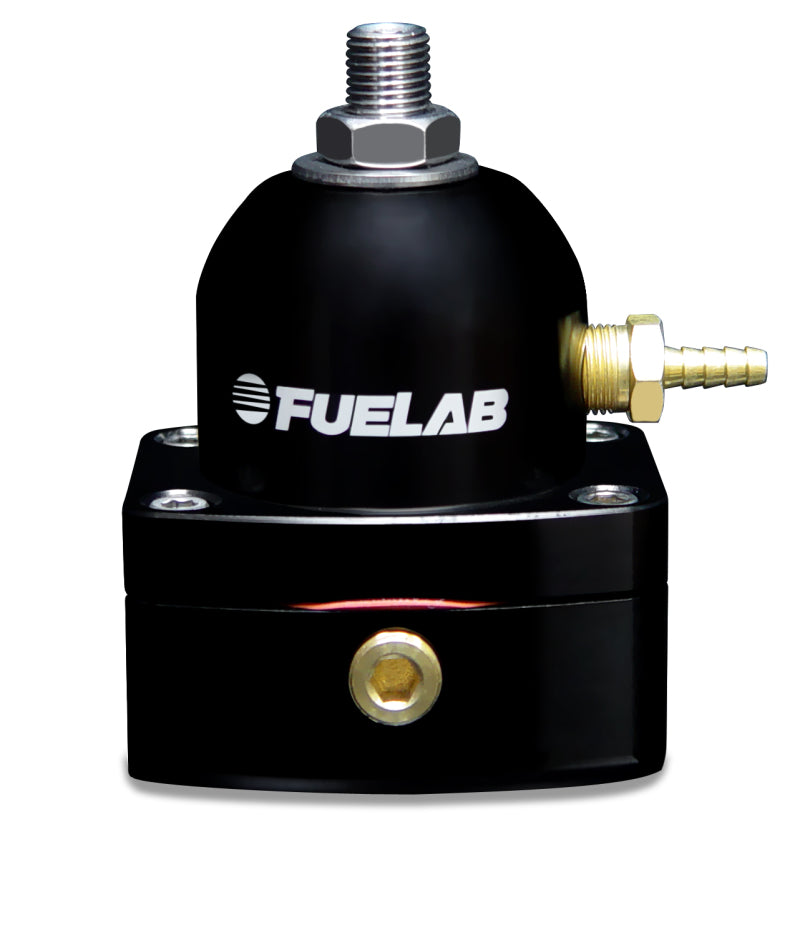Load image into Gallery viewer, Fuelab 515 EFI Adjustable FPR Large Seat 25-90 PSI (2) -6AN In (1) -6AN Return - Black
