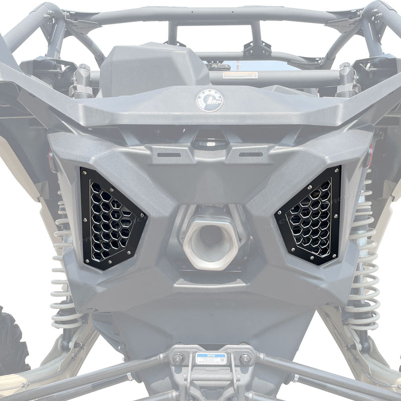 Load image into Gallery viewer, Billet Rear Grille Bezels Can Am X3 2 and 4 seat models
