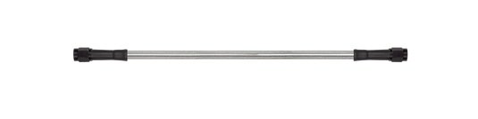 Goodridge 34in Universal Brake Line Assembly w/Black Zinc Fittings & Clear Hose