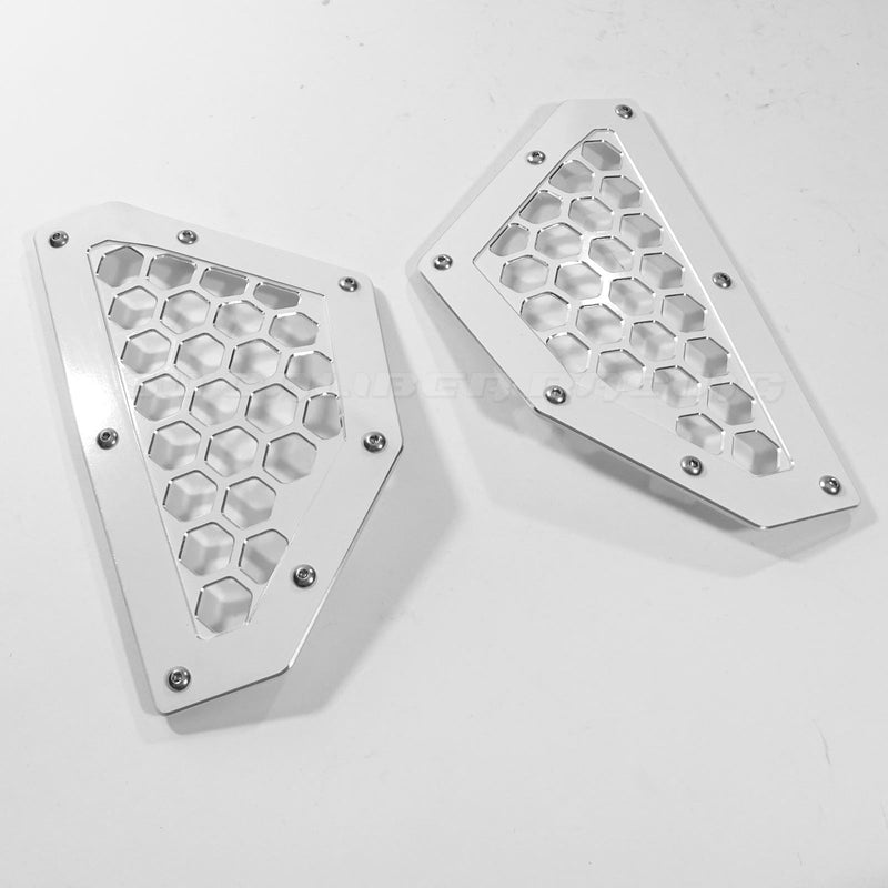 Load image into Gallery viewer, Billet Rear Grille Bezels Can Am X3 2 and 4 seat models
