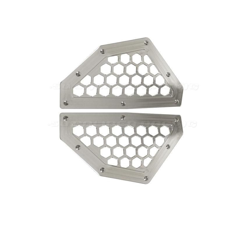 Load image into Gallery viewer, Billet Rear Grille Bezels Can Am X3 2 and 4 seat models
