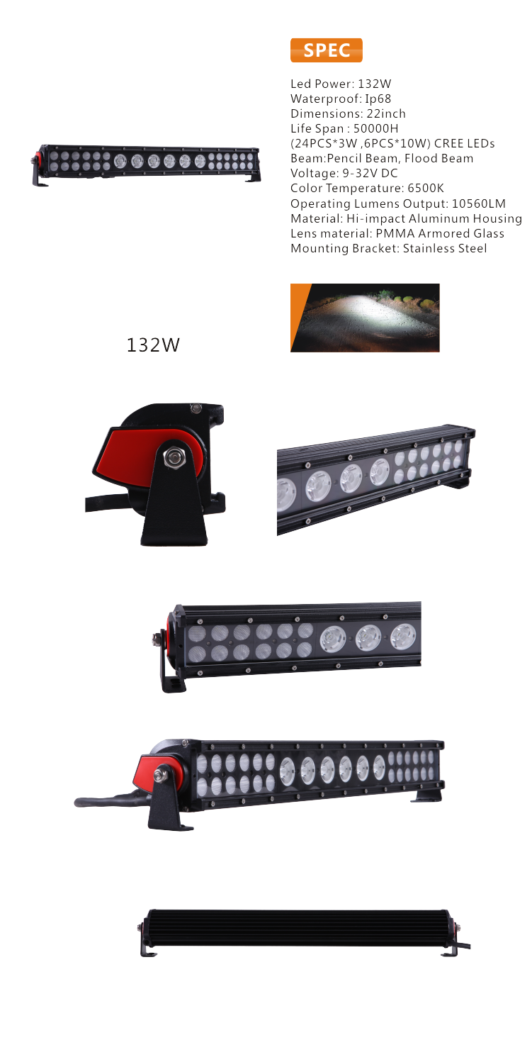 Load image into Gallery viewer, 22 inch Remote Controlled LED Light Bar CA Legal
