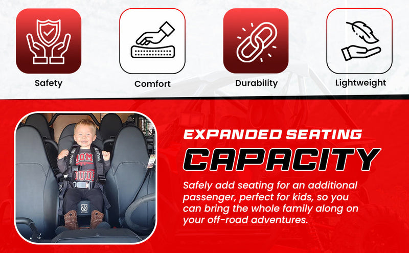 Load image into Gallery viewer, RZR 2 PRO /Turbo R/Pro R  Bump Seat (2020-2024)
