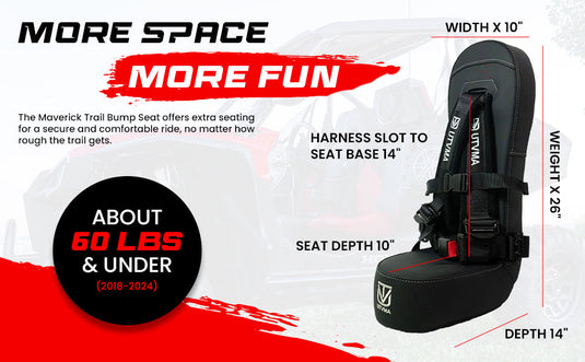 Maverick Trail Bump Seat (2018-2025)