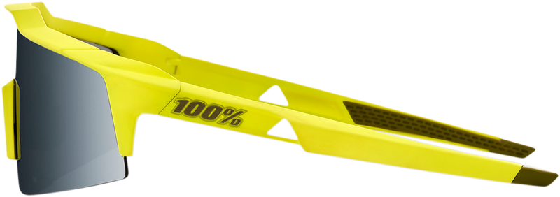 Load image into Gallery viewer, 100% Speedcraft SL Sunglasses - Soft Tact Banana - Black Mirror 61002-265-01
