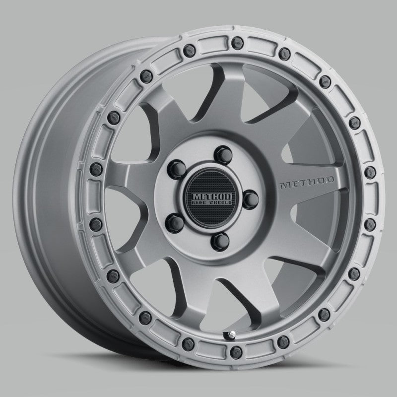 Load image into Gallery viewer, Method MR317 17x8.5 0mm Offset 5x5 71.5mm CB Matte Titanium Wheel
