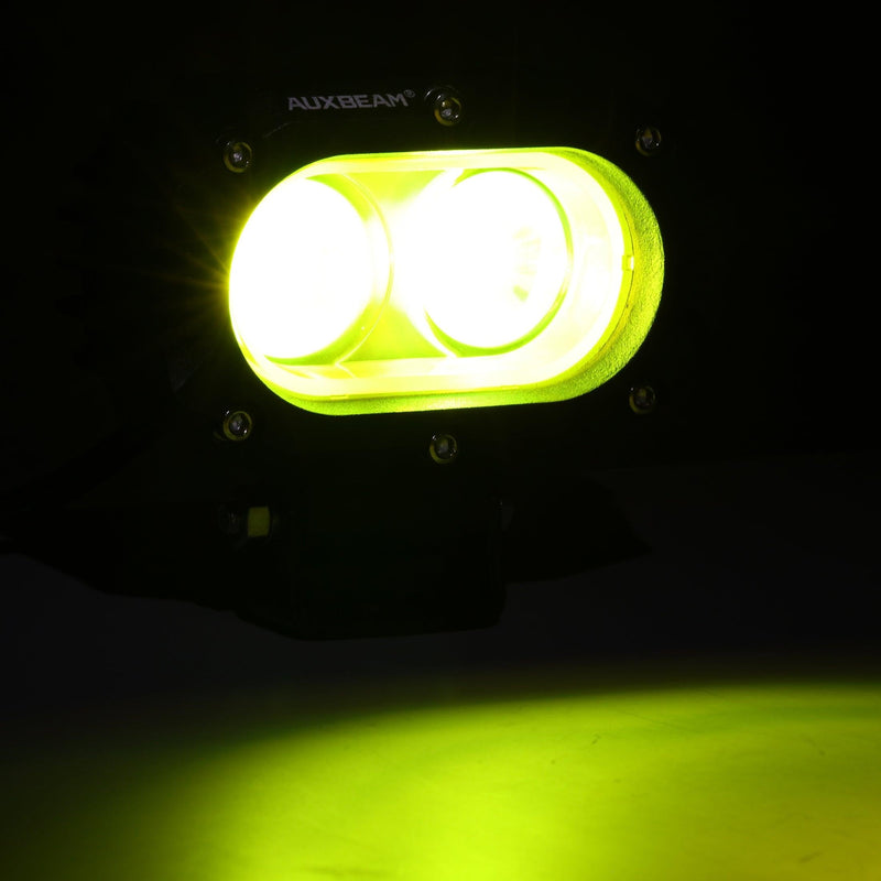 Load image into Gallery viewer, R4 Series | 4 Inch 60W LED Pods Light Flood Beam Amber Light
