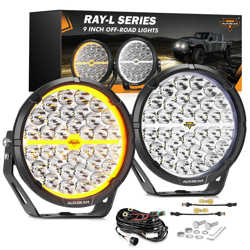 Load image into Gallery viewer, RAY-L Series 7/9 Inch Dual DRL Offroad LED Driving Lights
