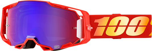 100% Armega Goggles - Nuketown - Red/Blue Mirror 50005-00020