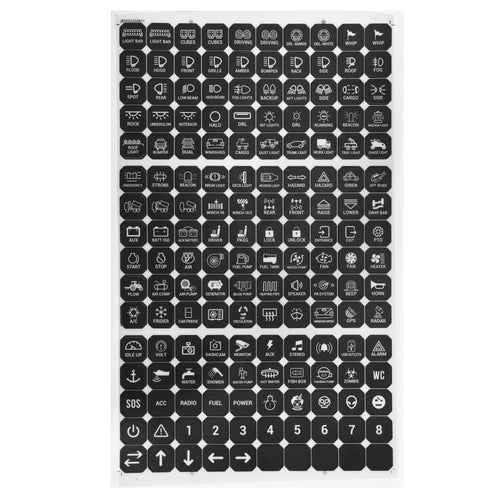 160 Universal Stickers for AS Series Switch Panel