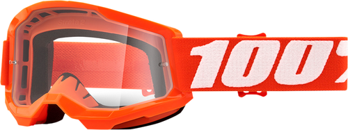 100% Youth Strata 2 Goggles - Orange - Clear 50031-00005