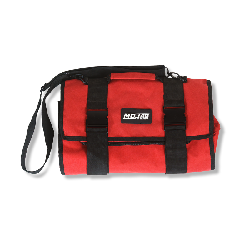 Load image into Gallery viewer, Large Canvas Tool organizer bag with 5 removeable pouches
