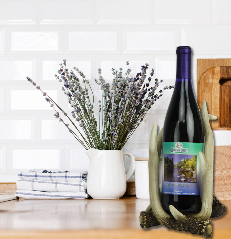 Load image into Gallery viewer, Wine Bottle Holder-Antler

