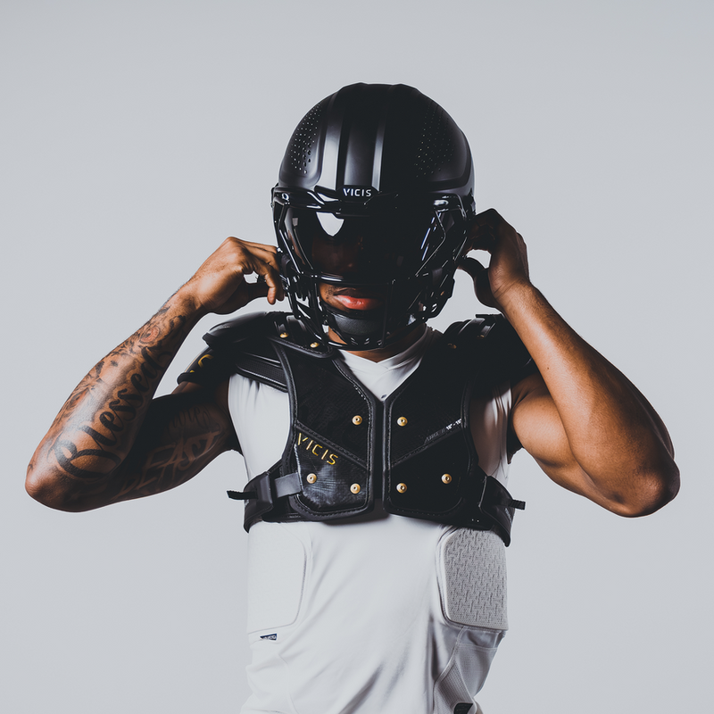 Load image into Gallery viewer, ARC_V1 ELITE SHOULDER PADS WITH ATTACHED BACK PLATE - ALL-PURPOSE
