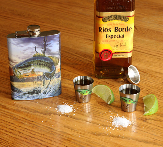 Flask and Shot Set-Bass
