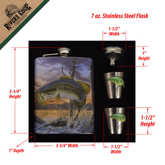 Flask and Shot Set-Bass
