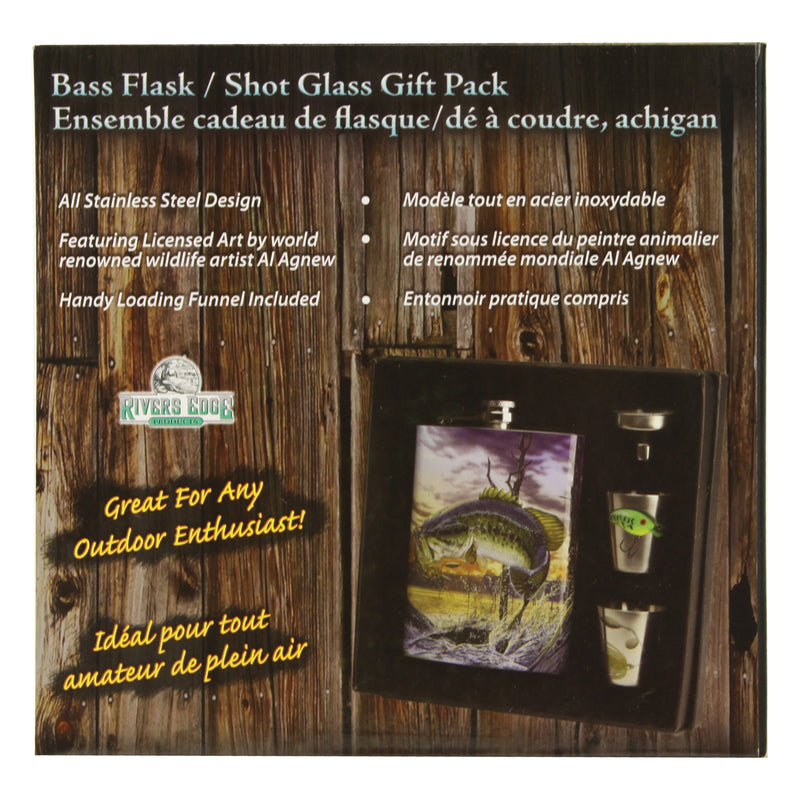 Load image into Gallery viewer, Flask and Shot Set-Bass
