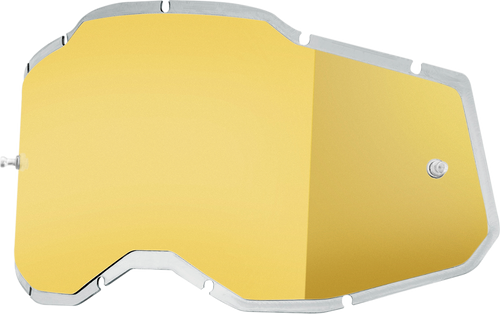 100% Accuri 2/Racecraft 2/Strata 2 Lens - Injected Gold Mirror 59091-00004